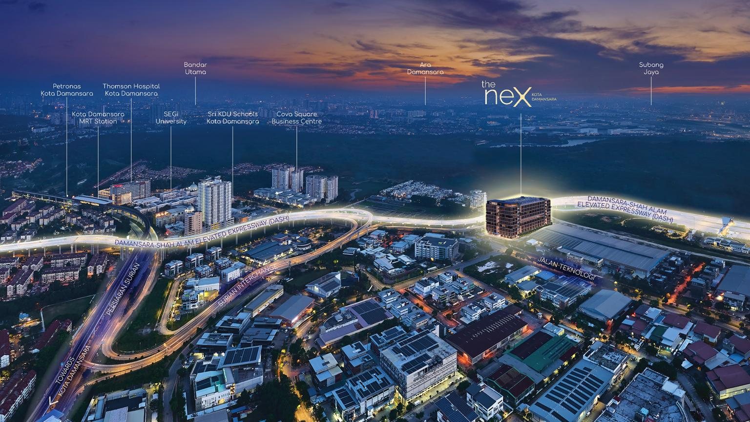 Kota Damansara industrial location — The NeX, Kota Damansara